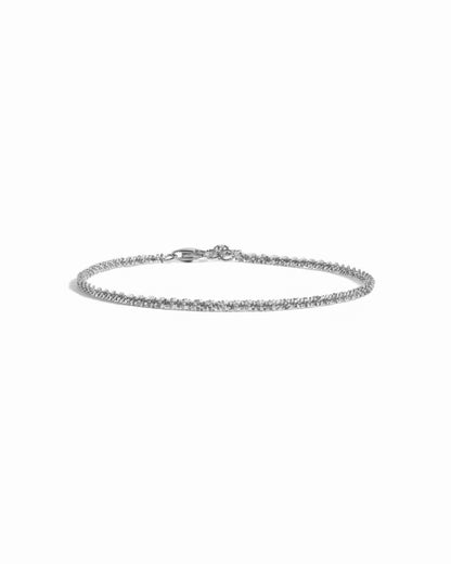 Diamond Cut Rope Chain Bracelet