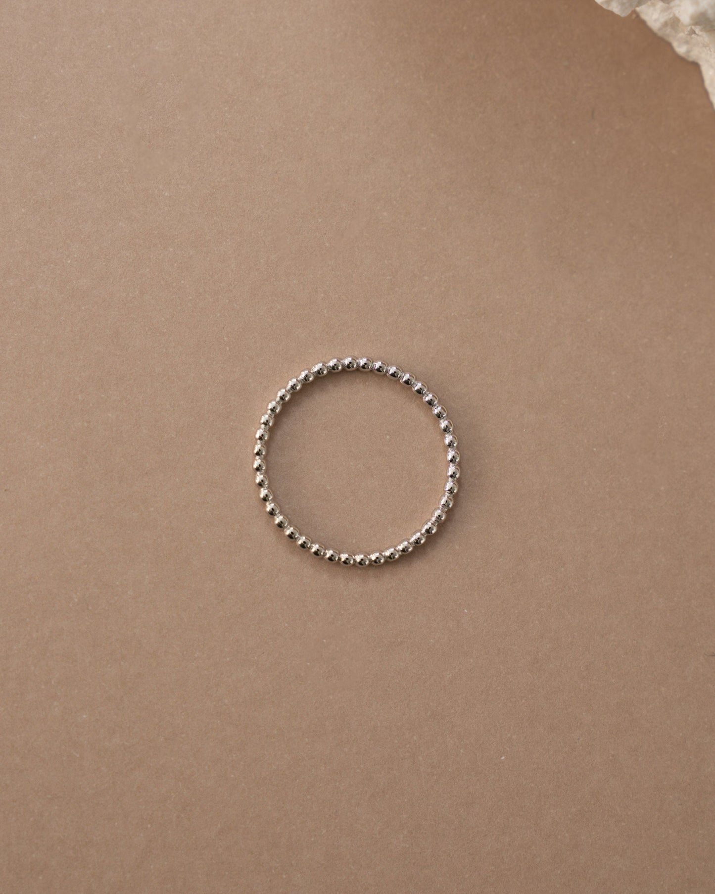 Plain Beaded Ring