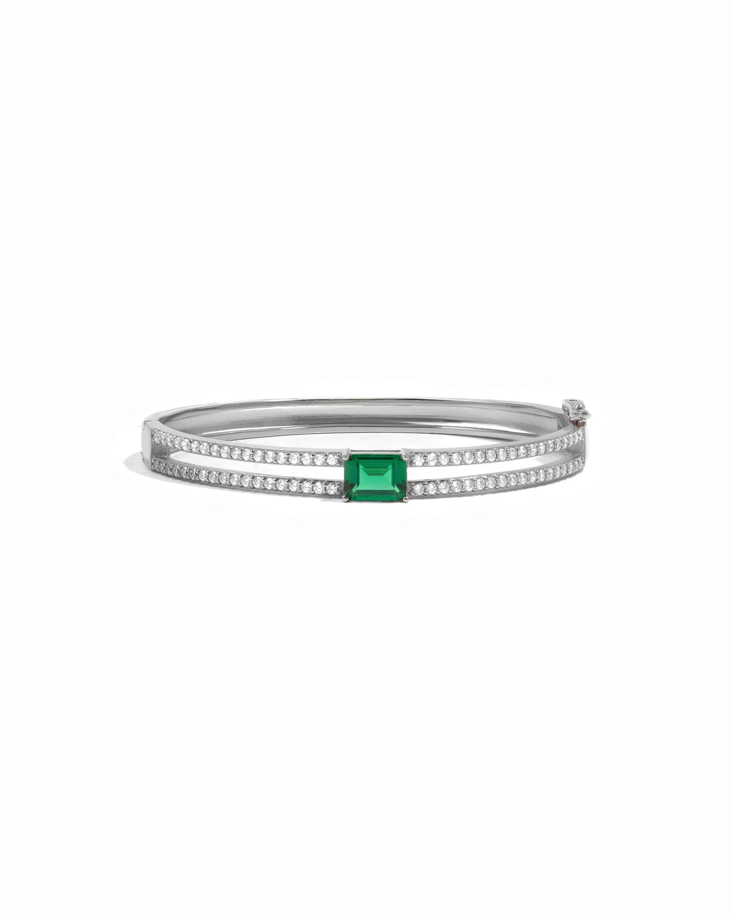 Emerald Pavé Bangle