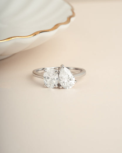 Oval Toi Et Moi Ring