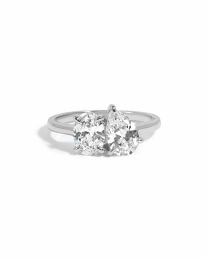 Oval Toi Et Moi Ring