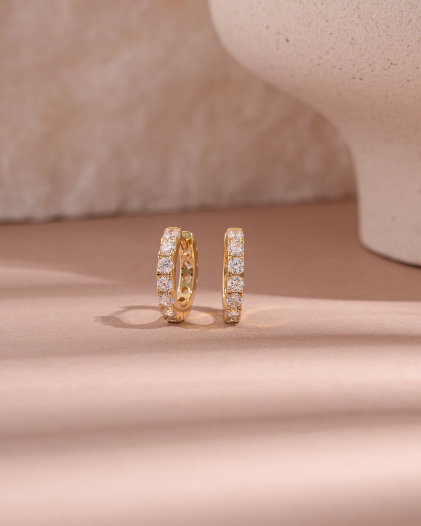 Studded Hoop Earrings