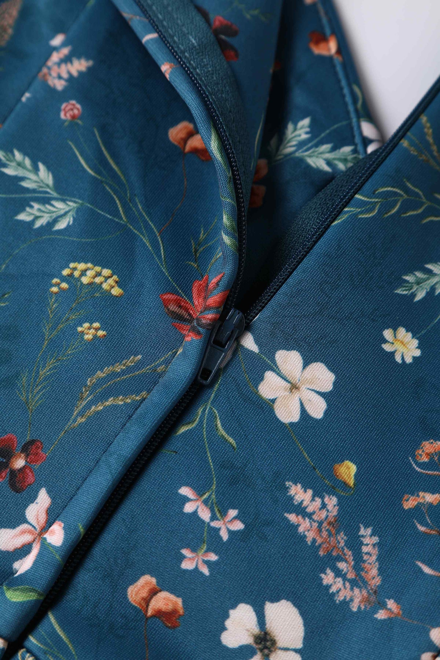Lily Teal Ditsy Floral Off Shoulder Dress