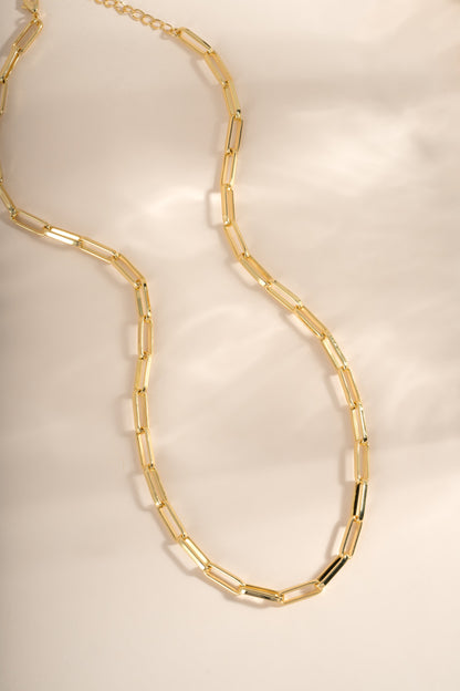 Square Paperclip Necklace