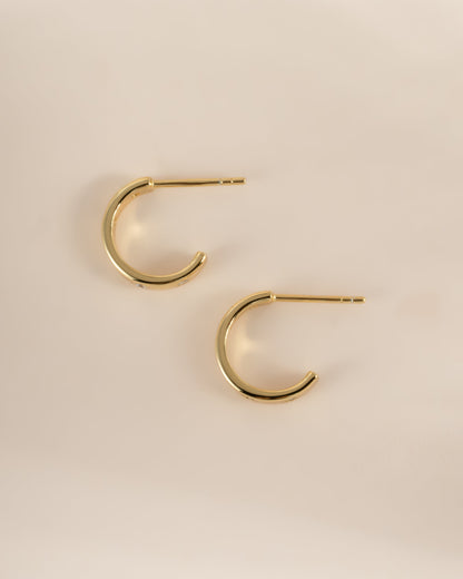 Star Studded Hoop Earrings