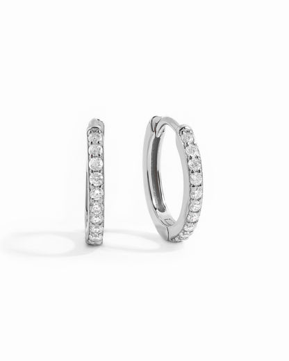 13mm Diamond Huggies (Multiple Sizes Available)
