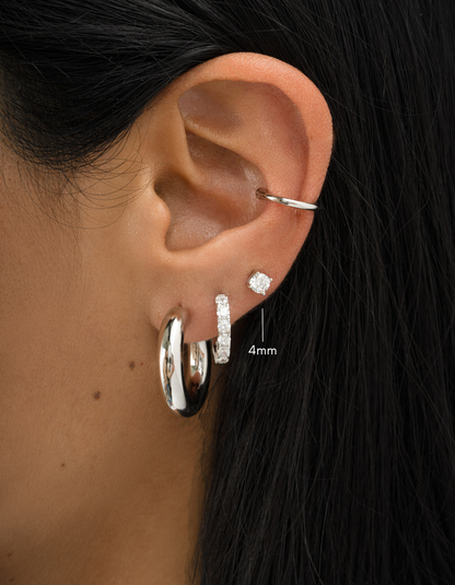 4mm Solitaire Studs