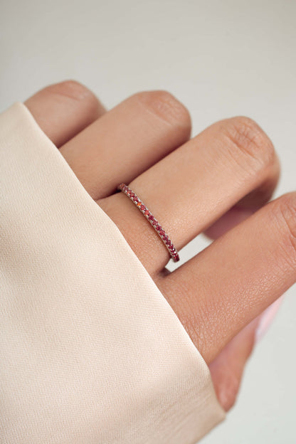 Birthstone Eternity Rings