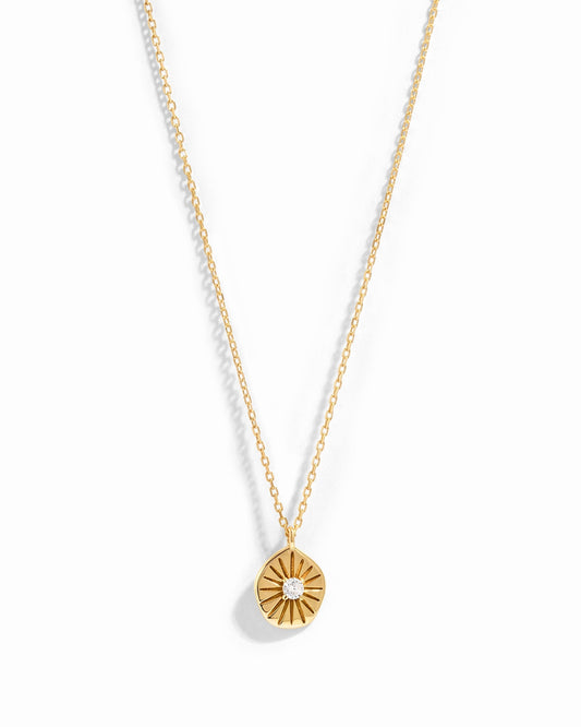 Sunburst Medallion Necklace