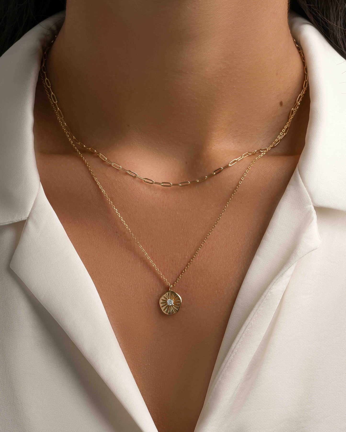 Sunburst Medallion Necklace
