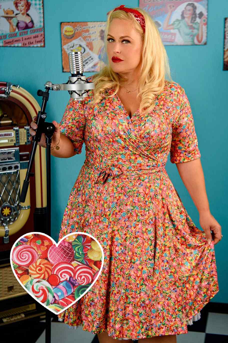 Matilda Sweets Wrap Dress