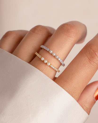 Three Pearl Ring