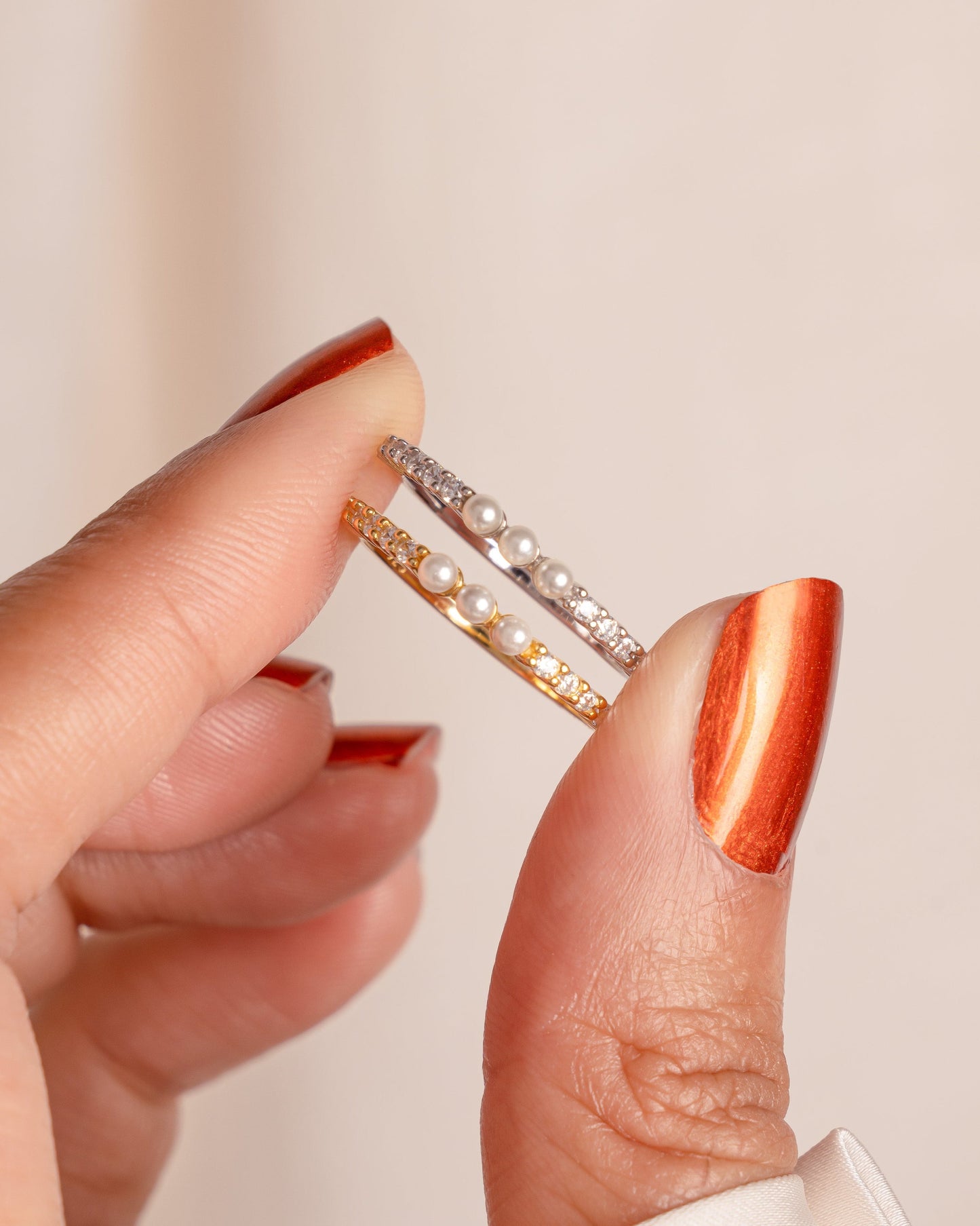 Three Pearl Ring