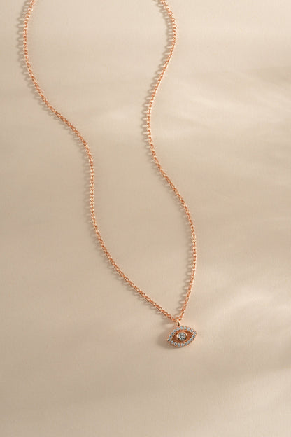 Tiny Evil Eye Necklace