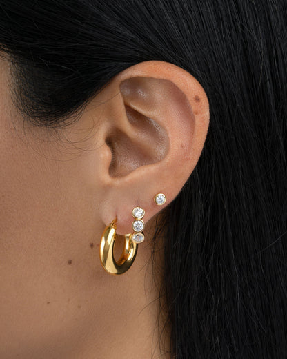 Paris 20mm Chunky Tube Hoops