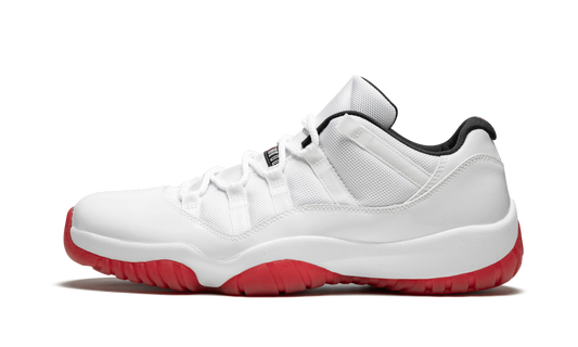 11 Retro Low "White/Varsity Red" 528895 101